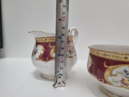 Royal Albert Bone China Tea Cup Milk Jug Sugar Bowl 3 pieces