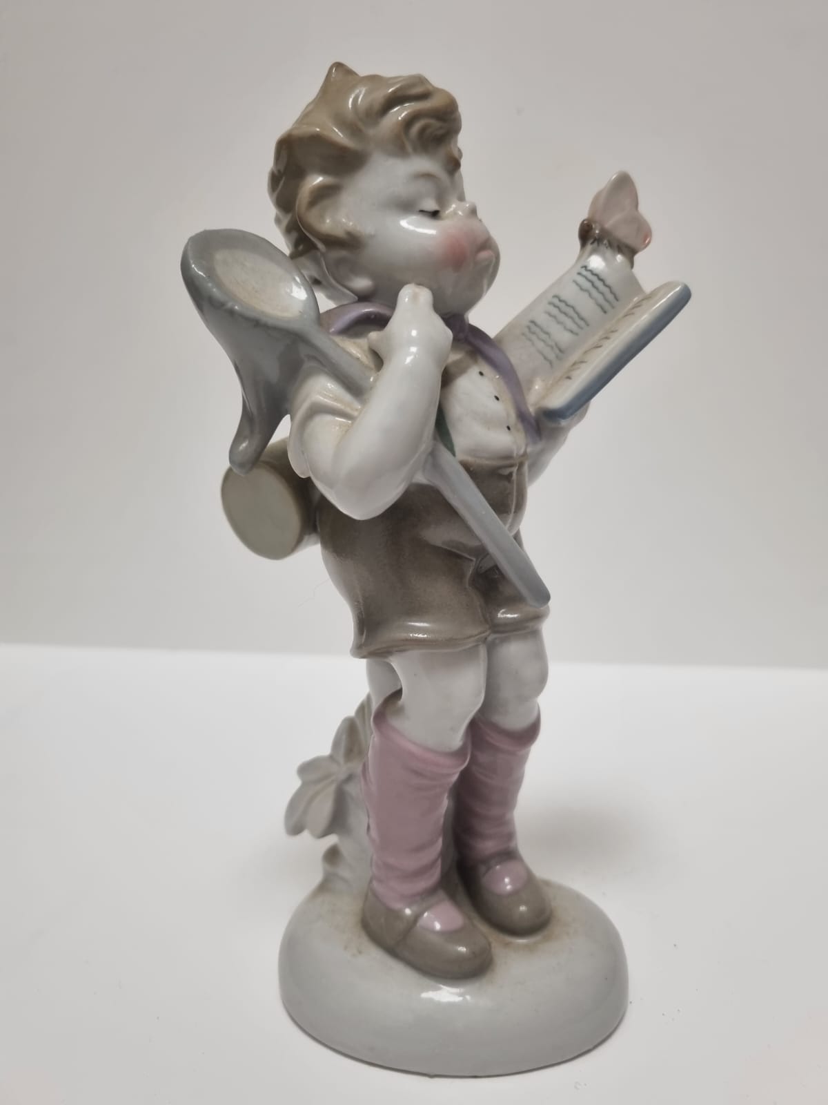 Hilla Peyk Porcelain Figurine Child/Student by Wagner & Apel