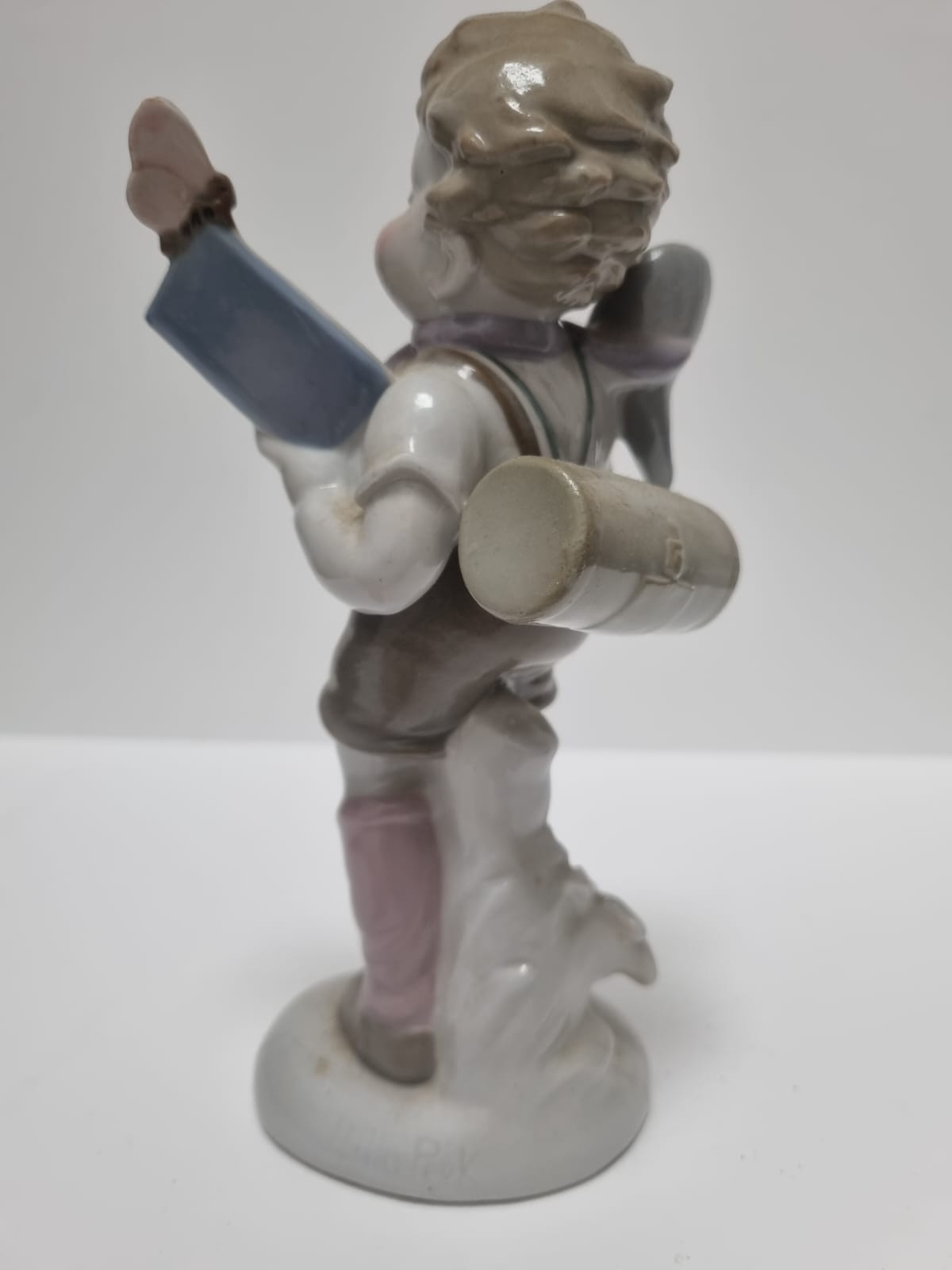 Hilla Peyk Porcelain Figurine Child/Student by Wagner & Apel