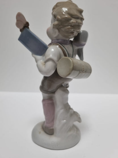 Hilla Peyk Porcelain Figurine Child/Student by Wagner & Apel
