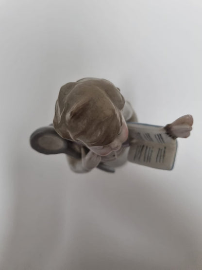 Hilla Peyk Porcelain Figurine Child/Student by Wagner & Apel