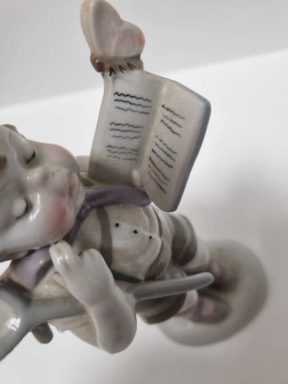 Hilla Peyk Porcelain Figurine Child/Student by Wagner & Apel