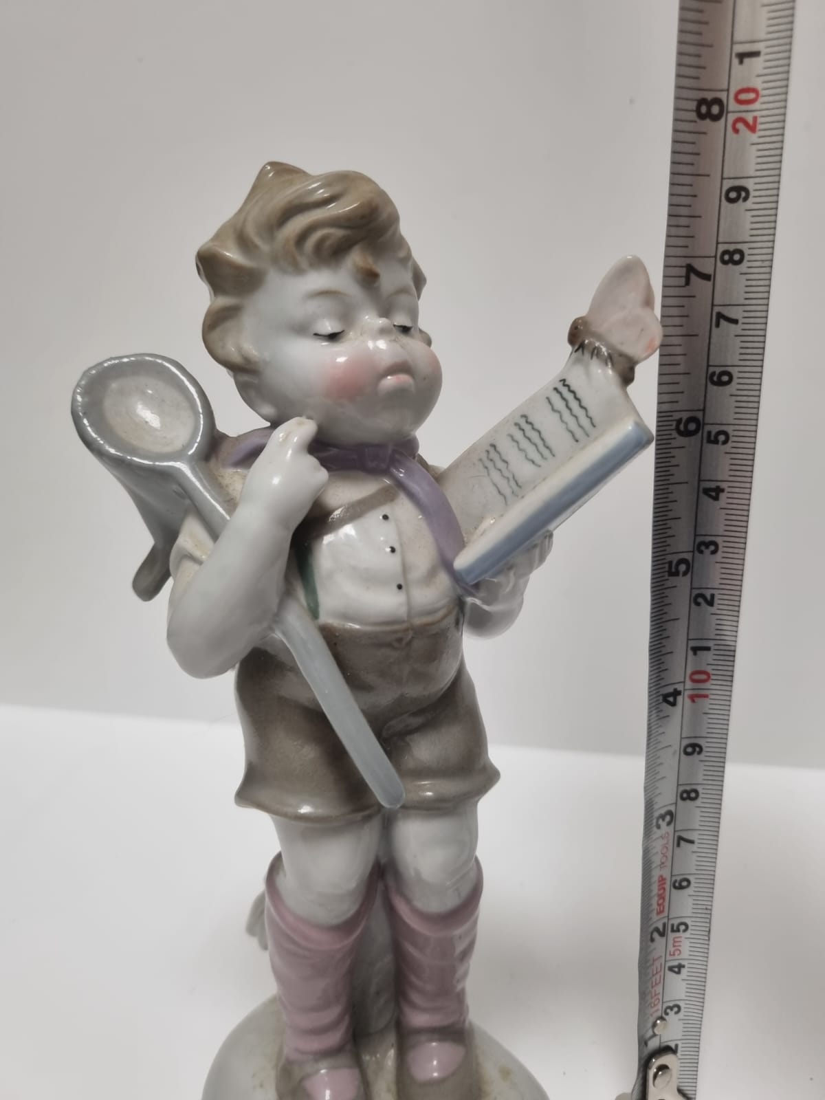 Hilla Peyk Porcelain Figurine Child/Student by Wagner & Apel