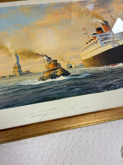 Farewell America Framed Signed Print by Robert Taylor Print Limited Edition 970/1000