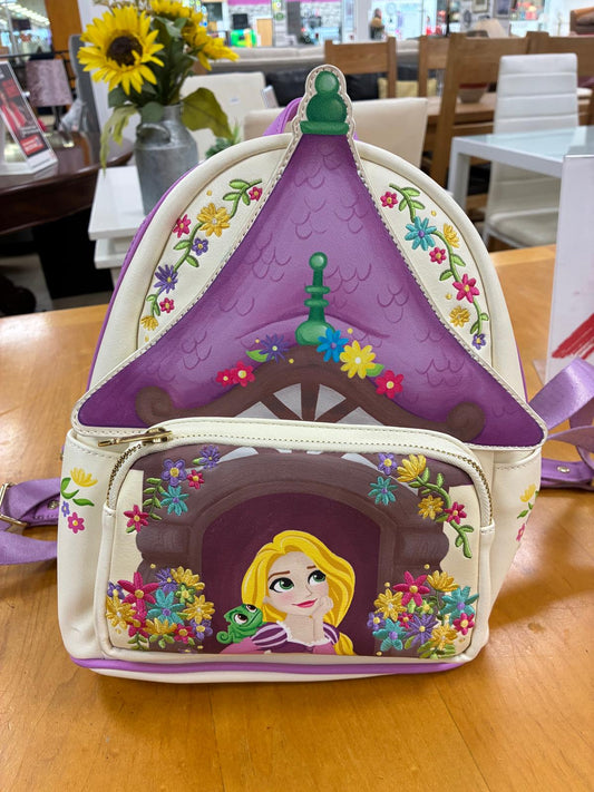 Disney Loungefly Tangled Tower Scene Rapunzel Princess Mini Backpack