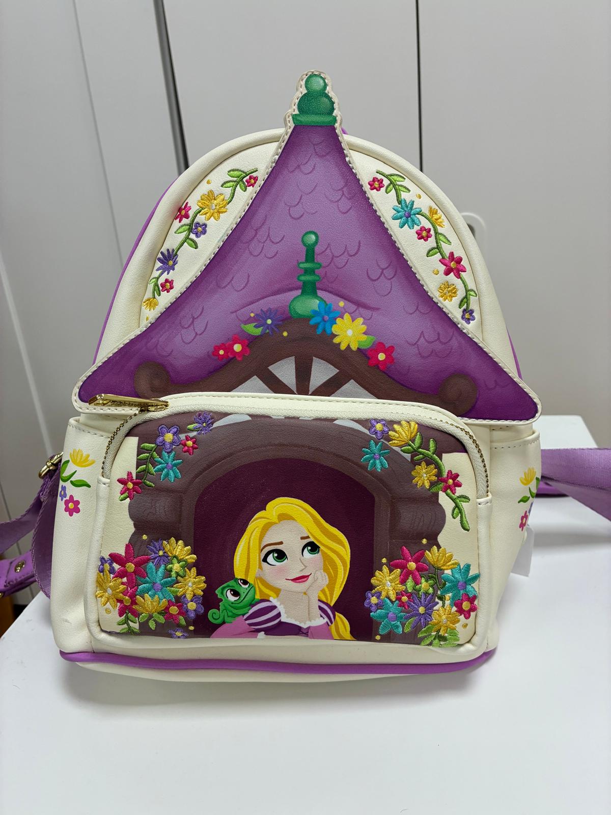 Disney Loungefly Tangled Tower Scene Rapunzel Princess Mini Backpack