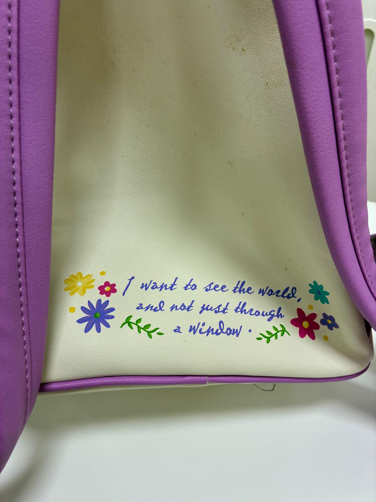 Disney Loungefly Tangled Tower Scene Rapunzel Princess Mini Backpack