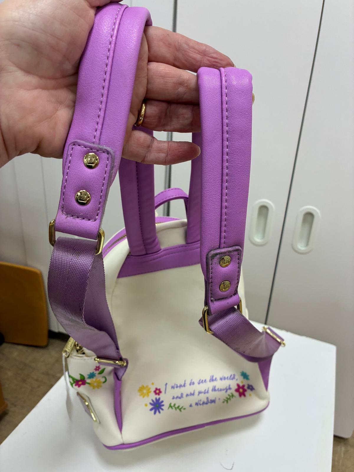 Disney Loungefly Tangled Tower Scene Rapunzel Princess Mini Backpack