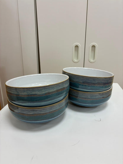 Denby Azure Soup/Cereal Bowl Set of 4