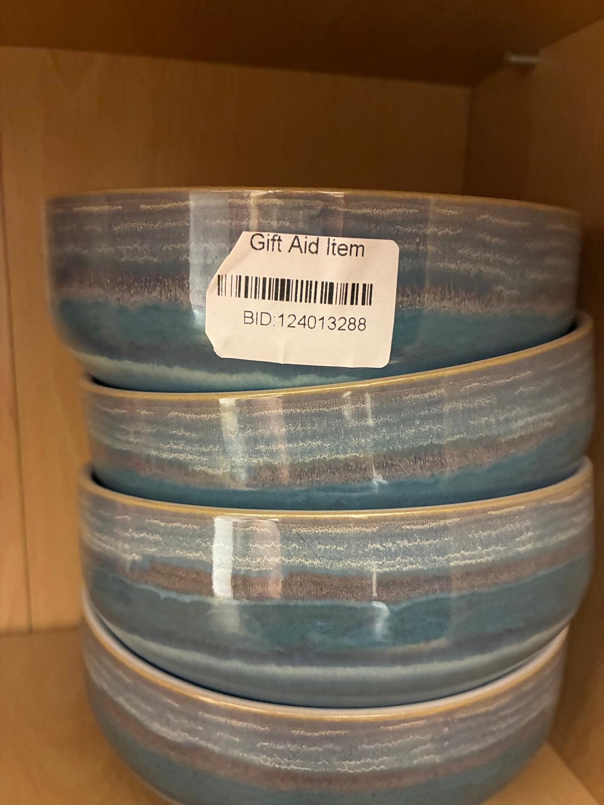 Denby Azure Soup/Cereal Bowl Set of 4
