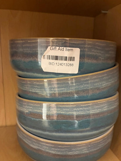Denby Azure Soup/Cereal Bowl Set of 4