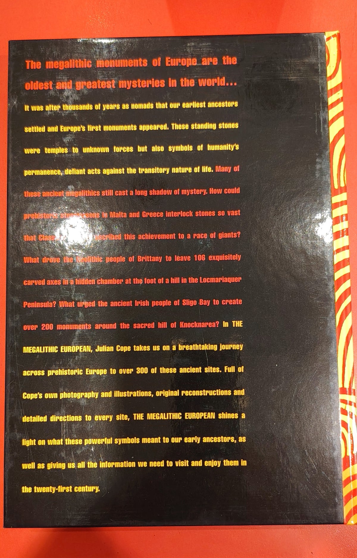 The Megalithic Europe by Julian Cope first edition hardcover with slipcase signed copy