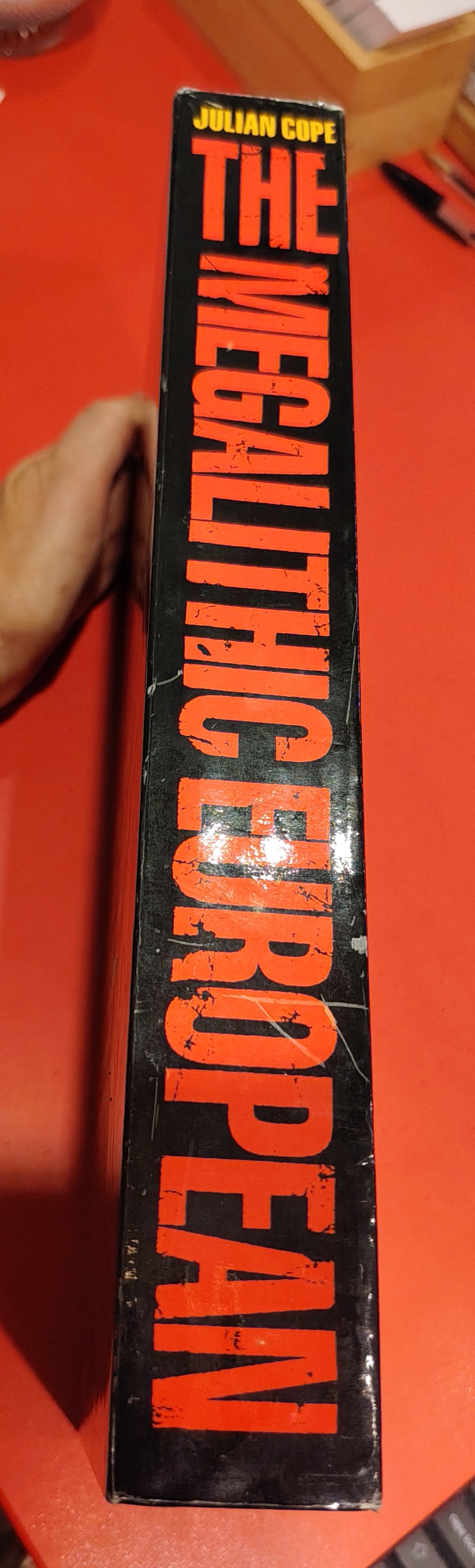 The Megalithic Europe by Julian Cope first edition hardcover with slipcase signed copy