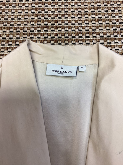 Jeff Banks Beige Silk Blouse Size 12