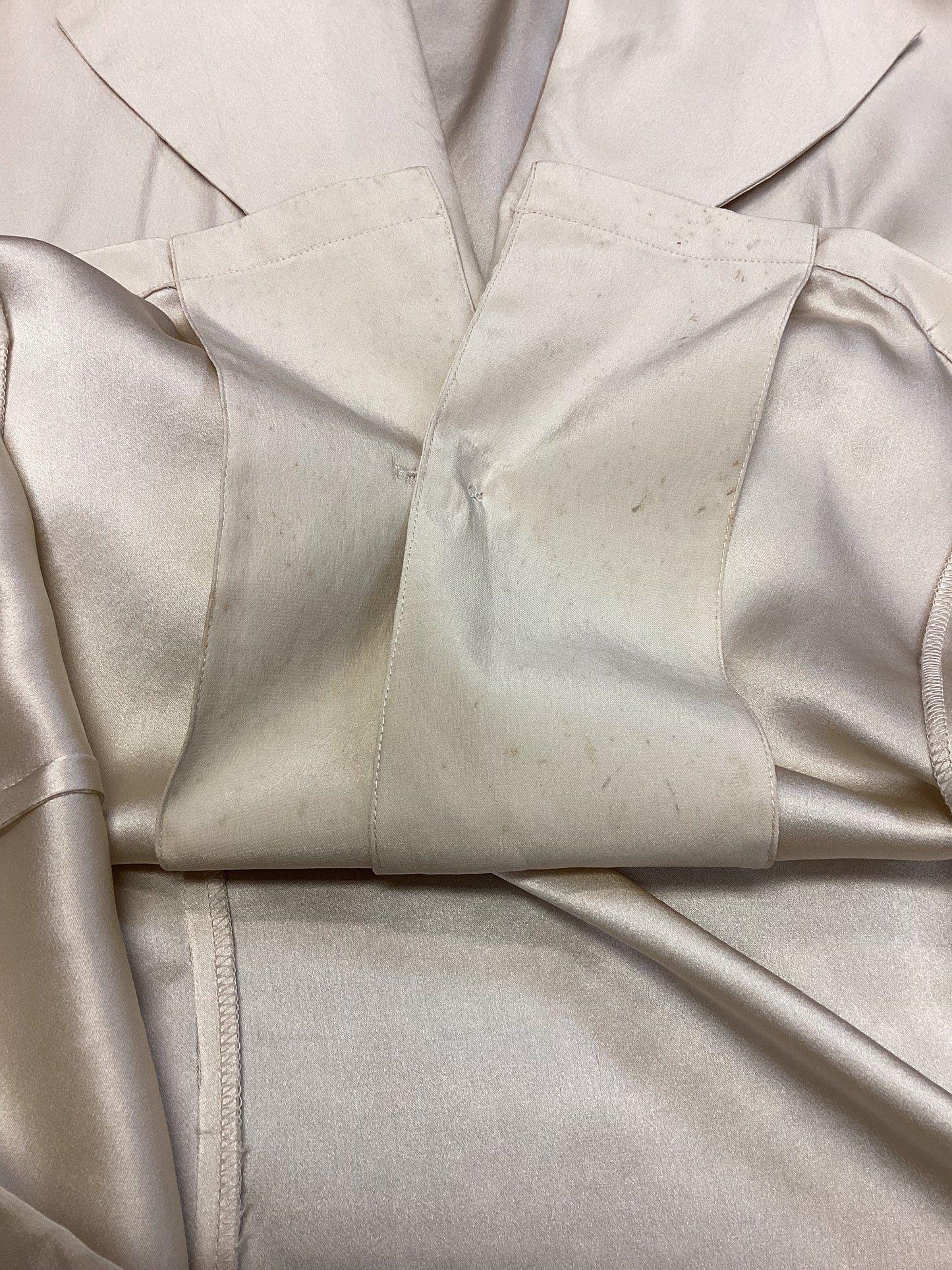 Jeff Banks Beige Silk Blouse Size 12