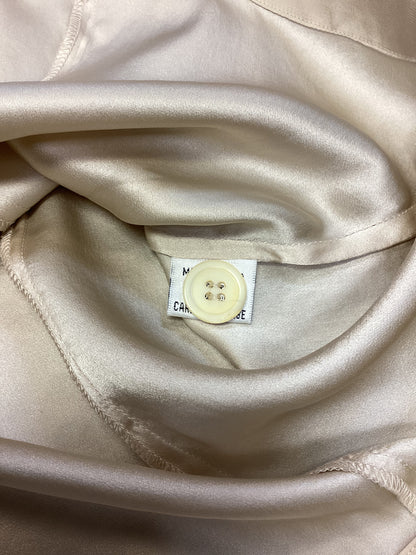Jeff Banks Beige Silk Blouse Size 12
