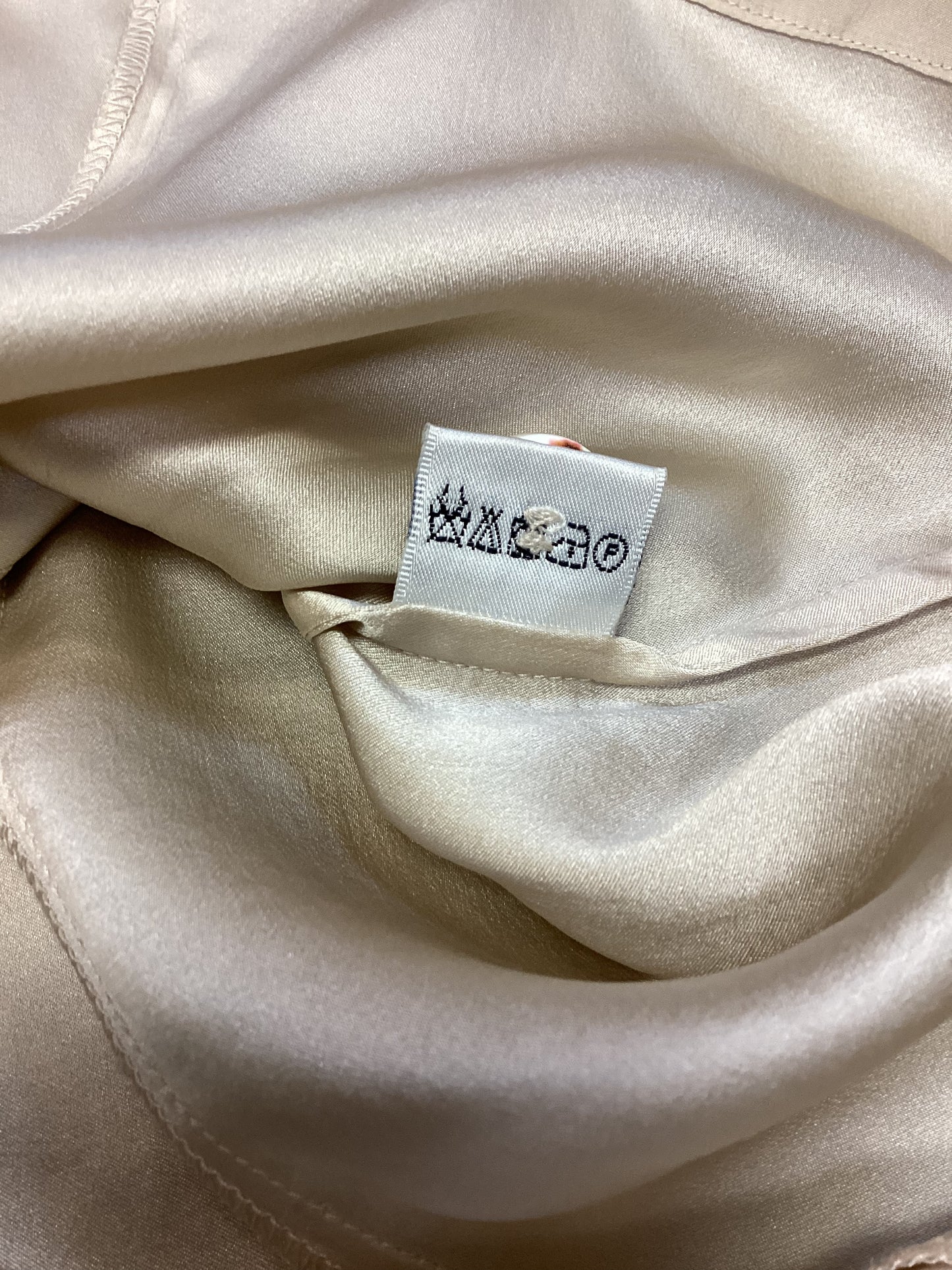 Jeff Banks Beige Silk Blouse Size 12