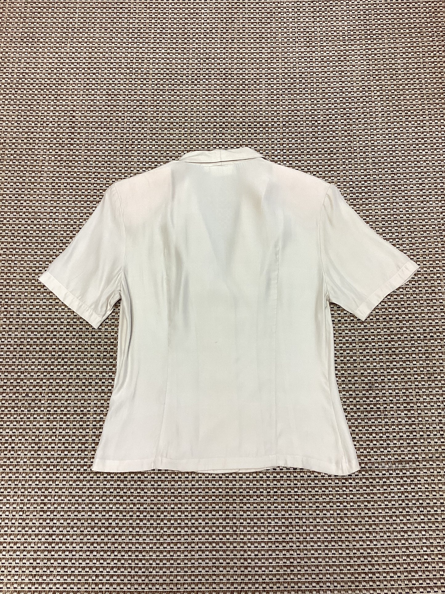 Jeff Banks Beige Silk Blouse Size 12