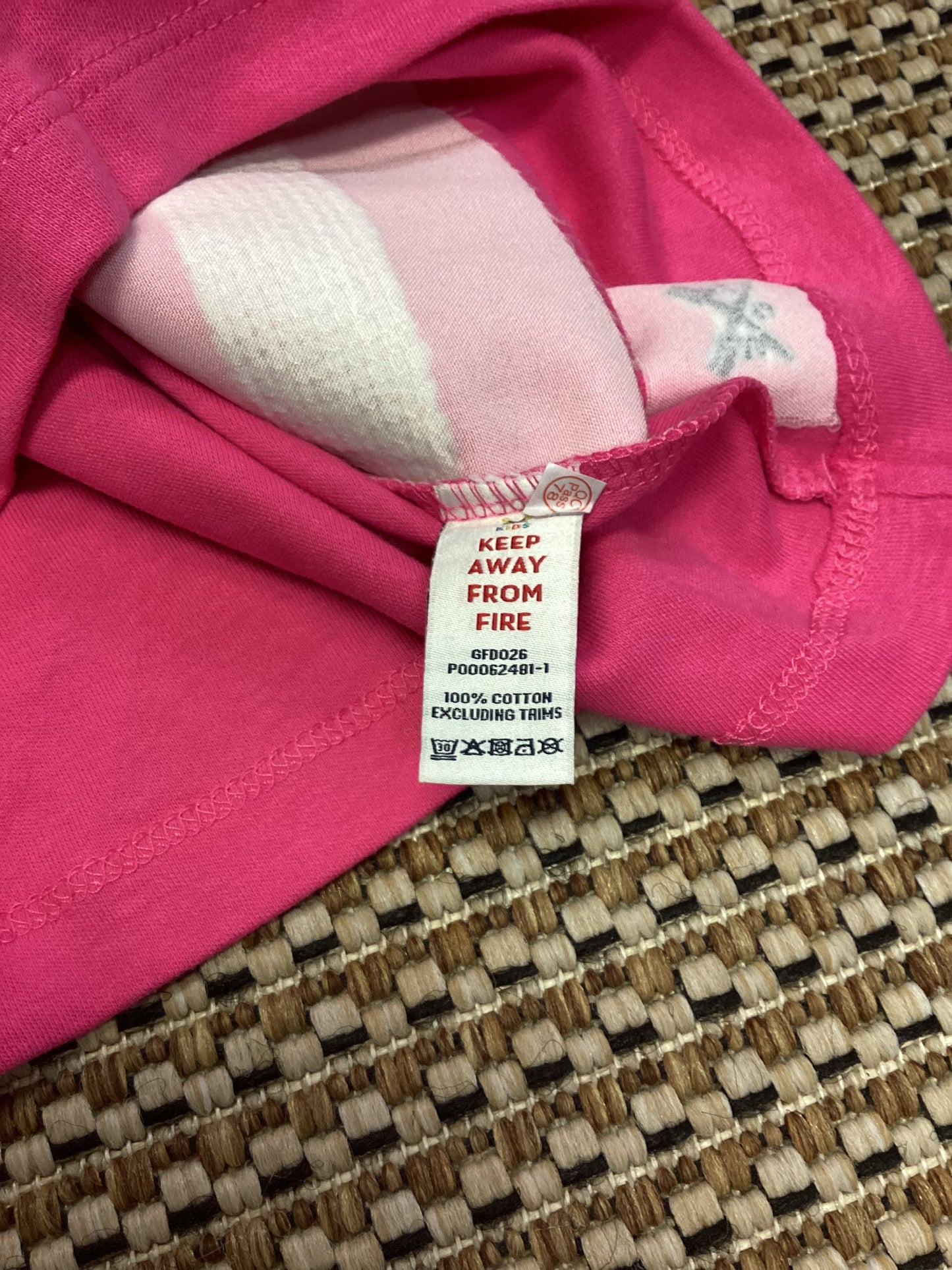 BNWT Crew Kids Pink Cotton Dress Age 3-4 Years