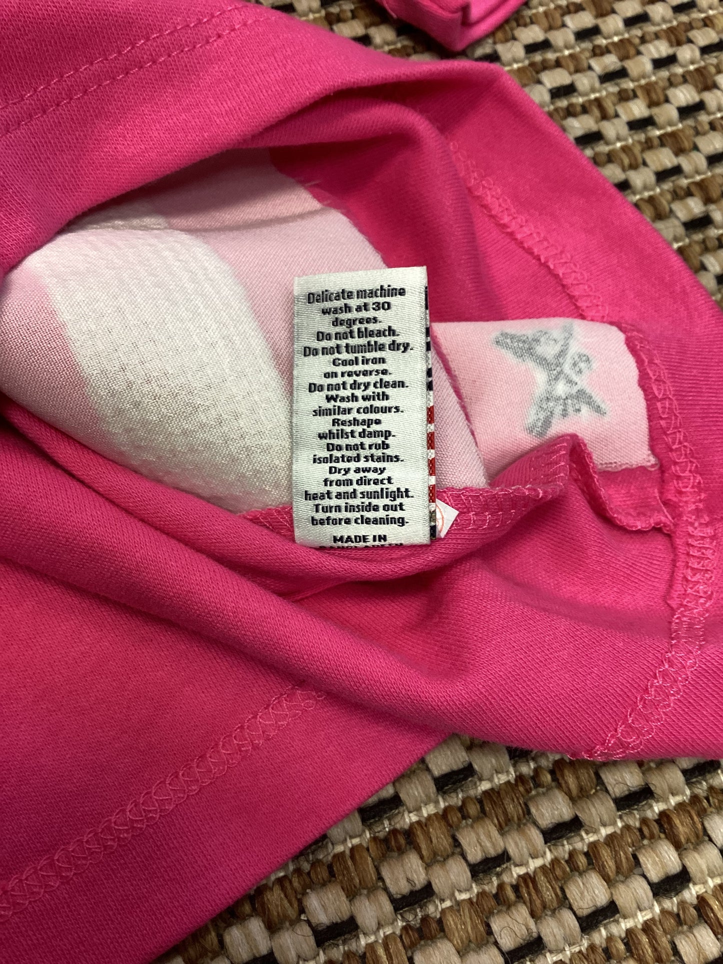 BNWT Crew Kids Pink Cotton Dress Age 3-4 Years