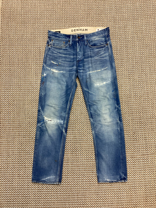 Denham Mid-Wash Blue 'Forge' Jeans Size M