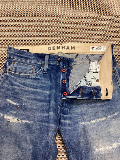 Denham Mid-Wash Blue 'Forge' Jeans Size M