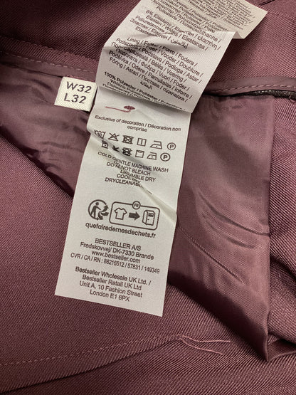 BNWT ADPT Purple 'Baytown' Trousers Size M