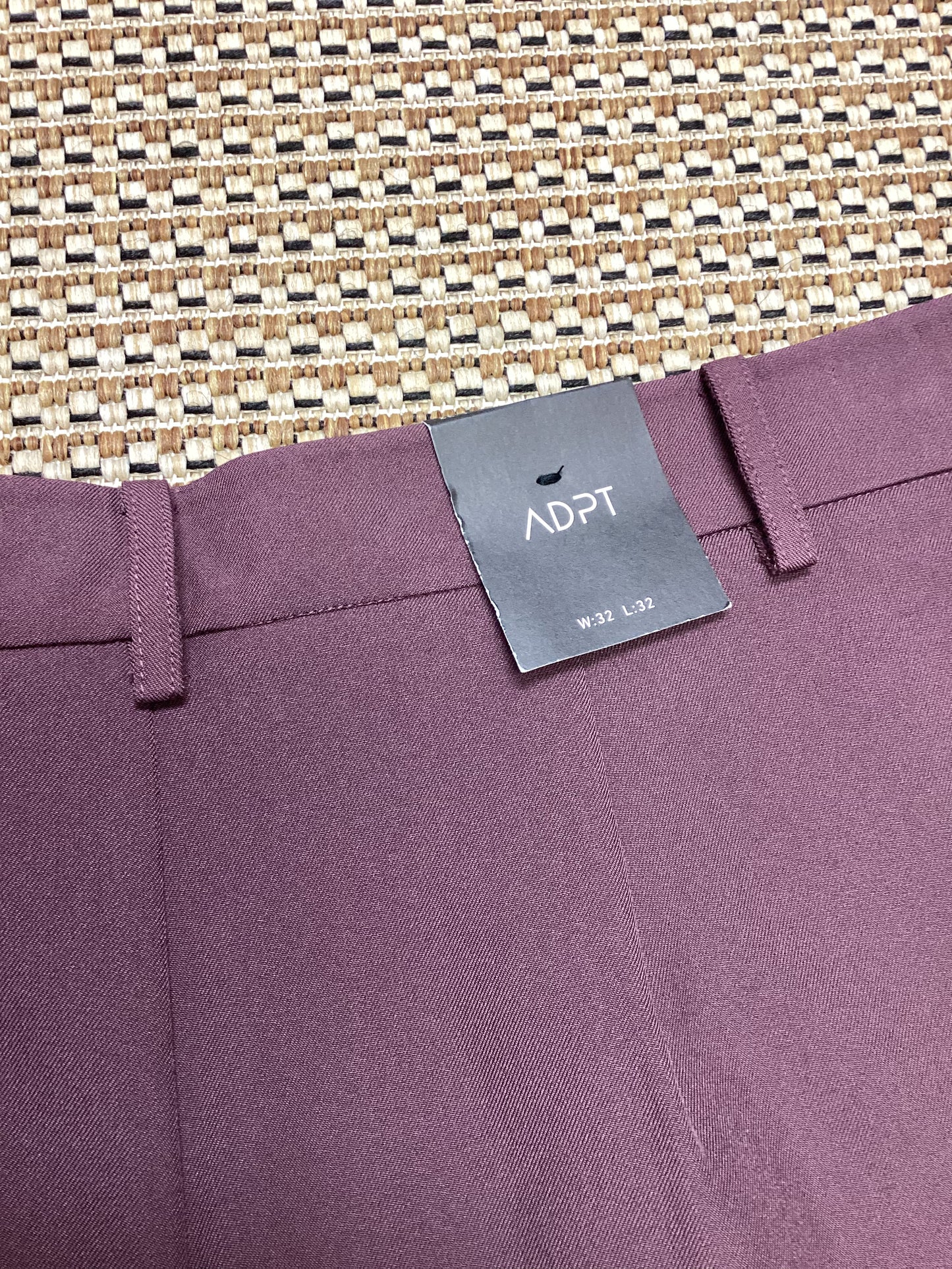 BNWT ADPT Purple 'Baytown' Trousers Size M