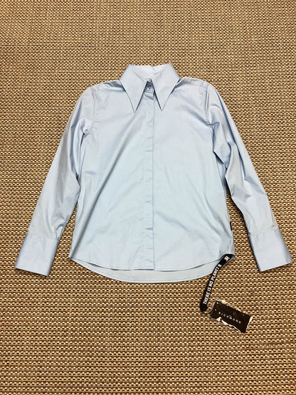 BNWT John Richmond Blue Cotton Shirt Size XL