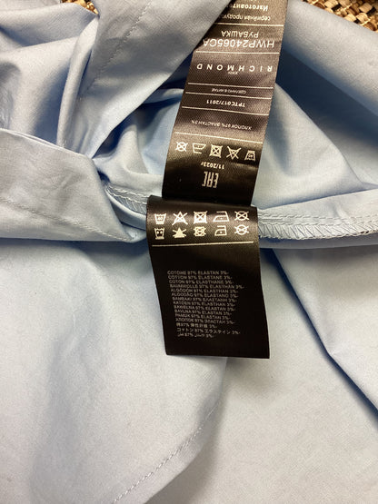 BNWT John Richmond Blue Cotton Shirt Size XL