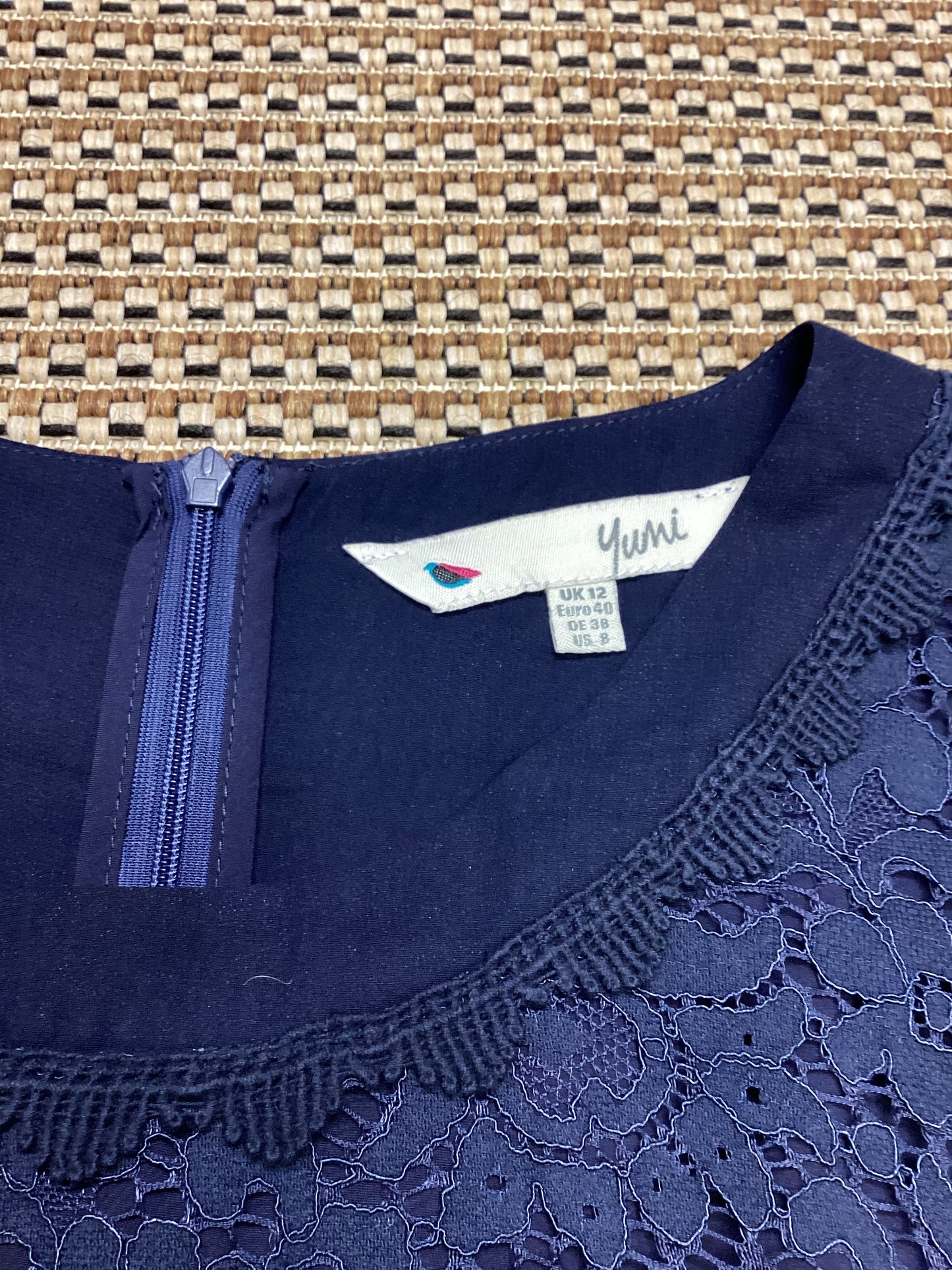 Yumi Navy Blue Semi-Formal Dress Size 12