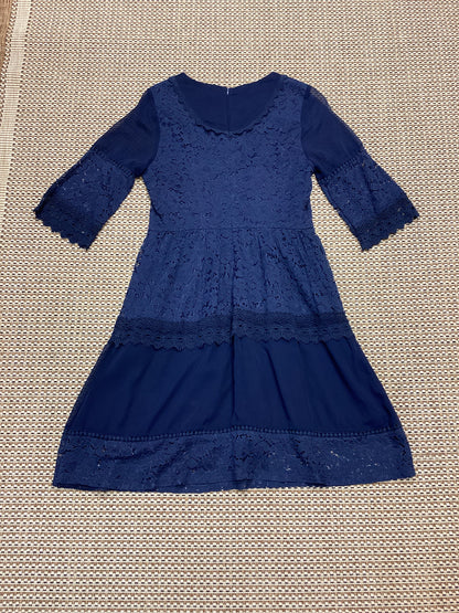 Yumi Navy Blue Semi-Formal Dress Size 12
