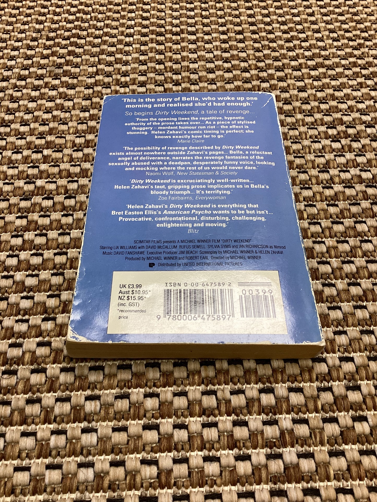 Dirty Weekend by Helen Zahavi (1993)