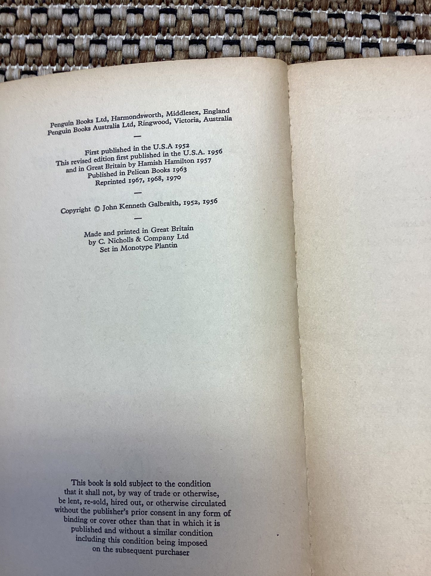 American Capitalism: The Concept of Countervailing Power by John Kenneth Galbraith (1970)