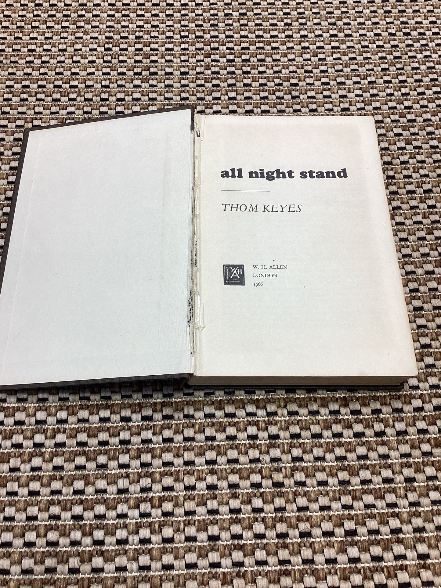 All Night Stand by Thom Keyes (1966)