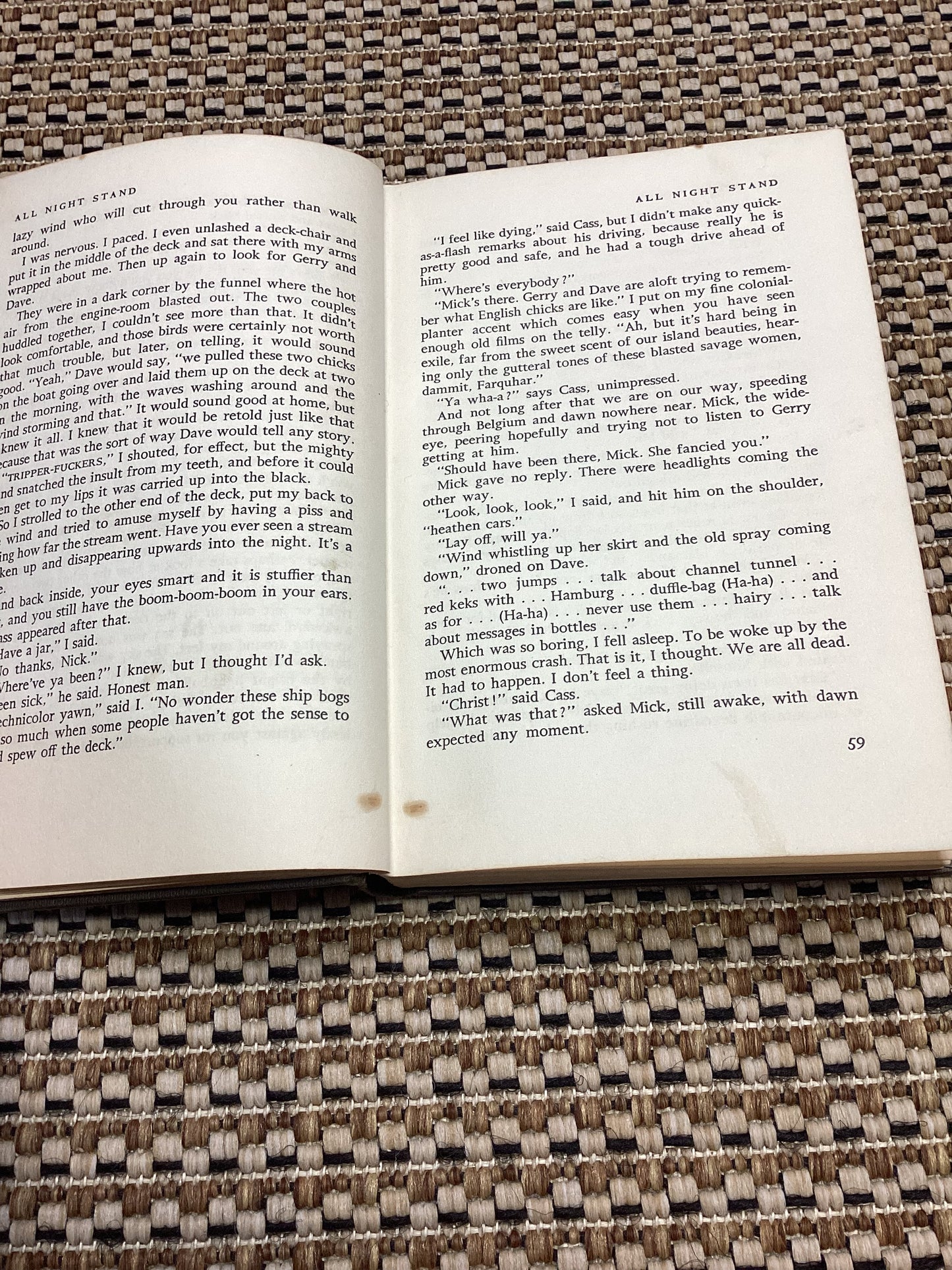 All Night Stand by Thom Keyes (1966)