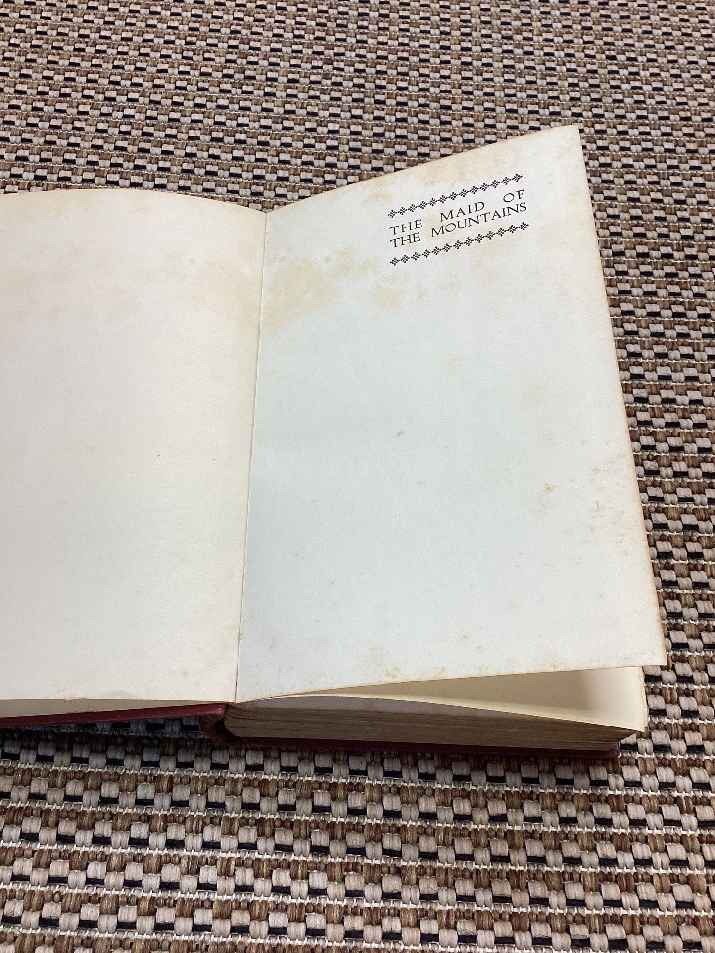 The Maid of the Mountains: Her Story - The Reminiscences of José Collins (1932)