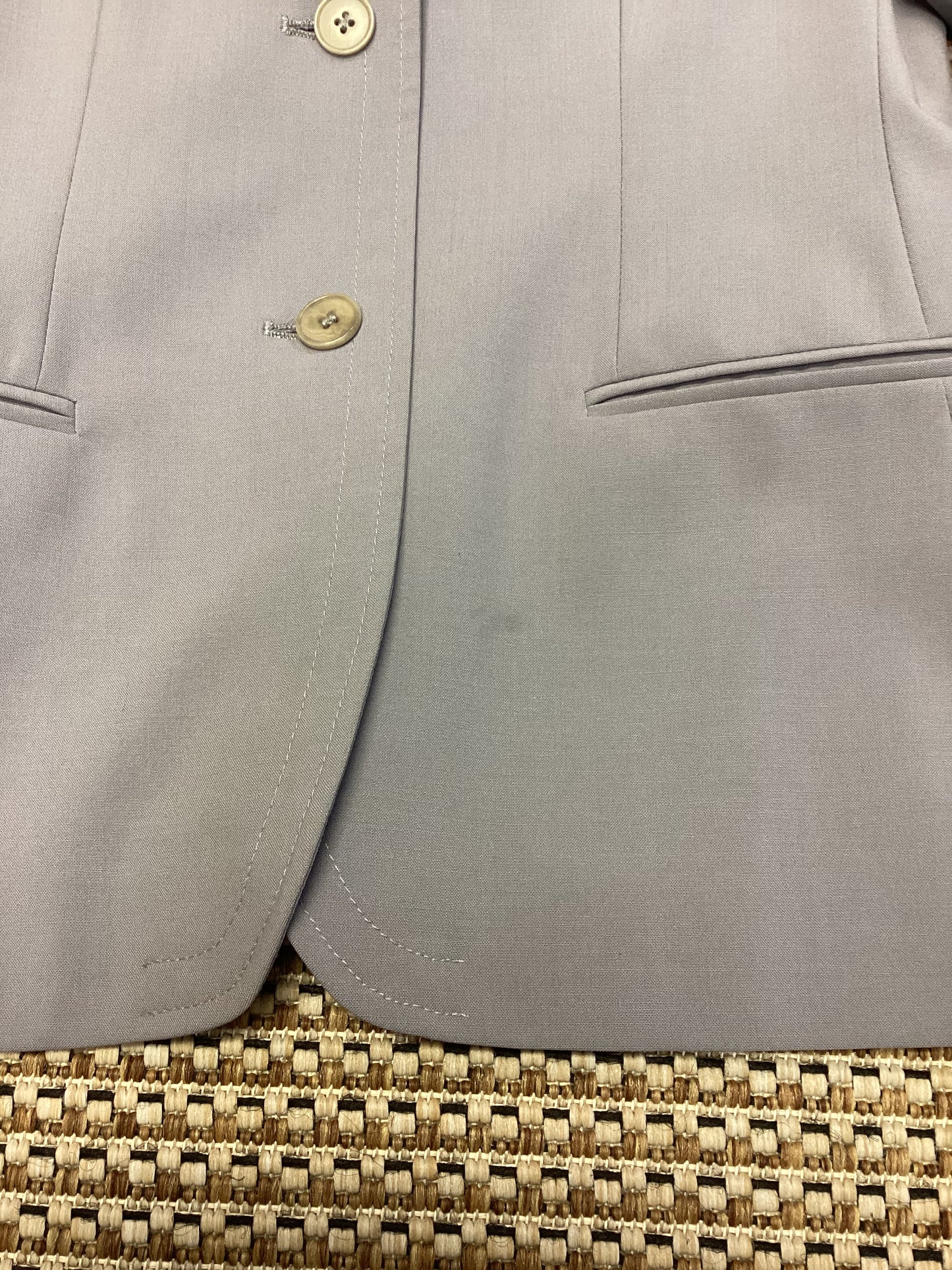 Calvin Klein Grey Wool Blazer Size S