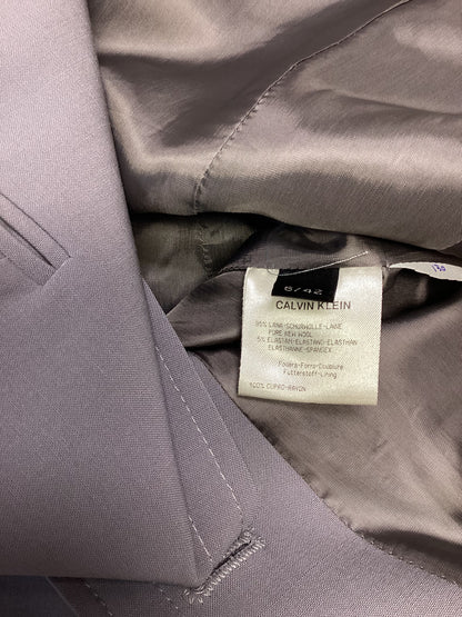 Calvin Klein Grey Wool Blazer Size S
