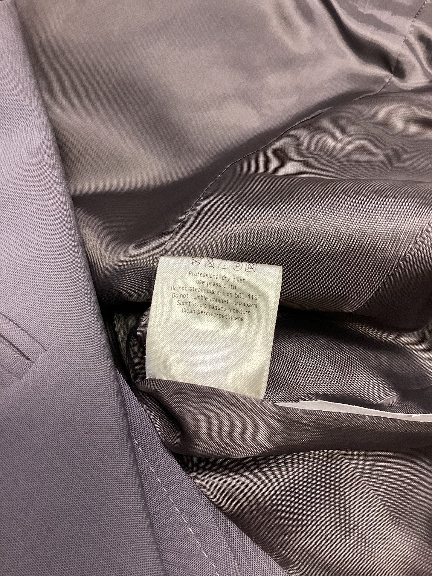 Calvin Klein Grey Wool Blazer Size S