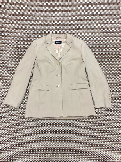 Betty Barclay Beige Wool-Blend Blazer Size 16