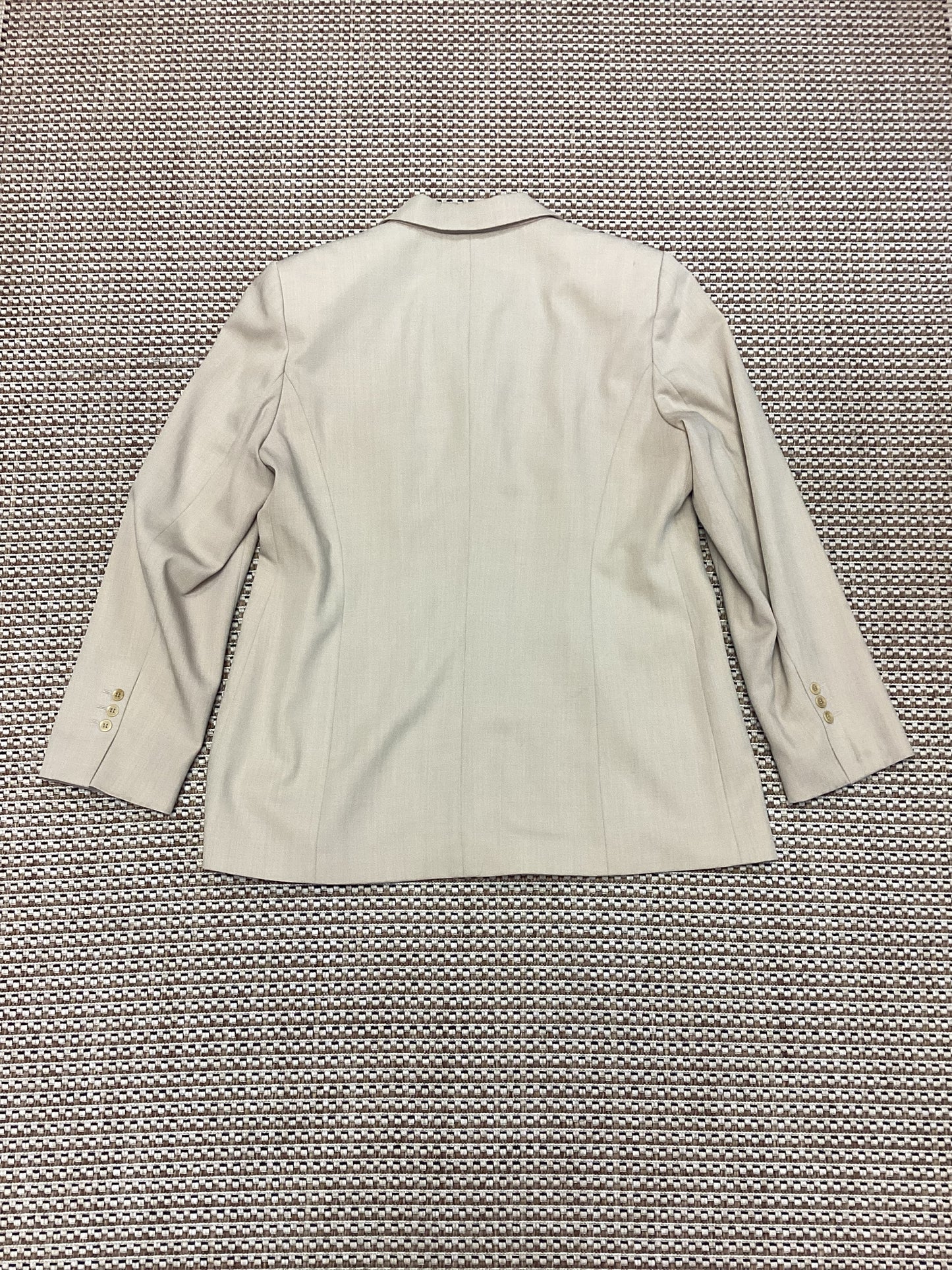 Betty Barclay Beige Wool-Blend Blazer Size 16