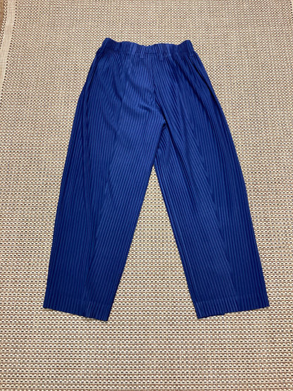 Issey Miyake Blue 'Homme Plissé' Trousers Size M