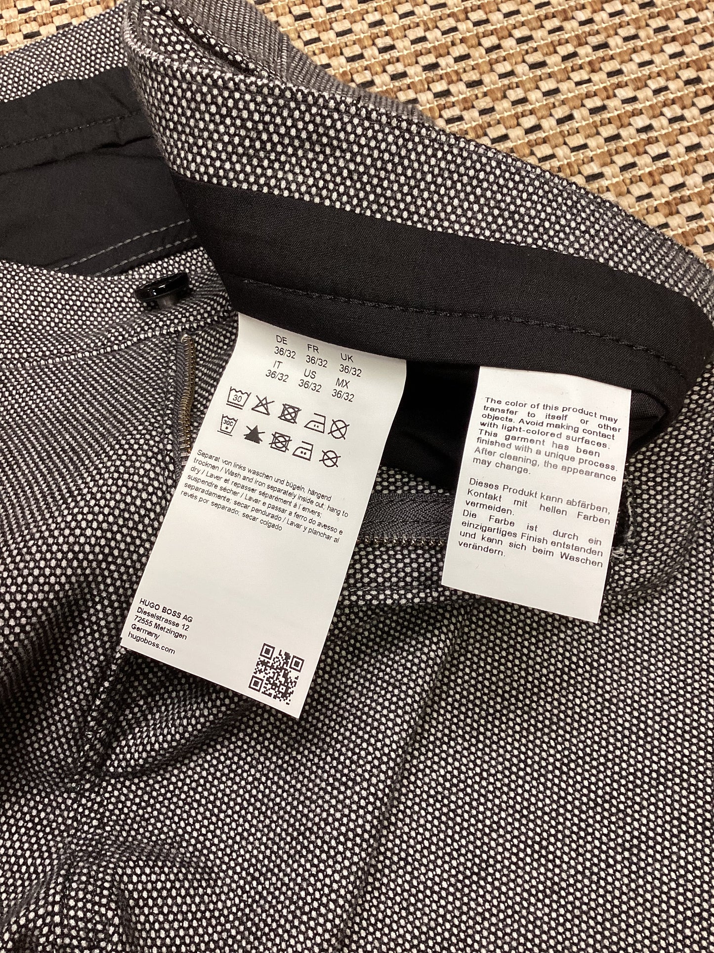 Hugo Boss Grey Trousers Size L