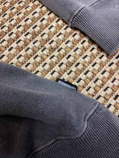Neighborhood Grey 'Distressed Hoodie' Size M