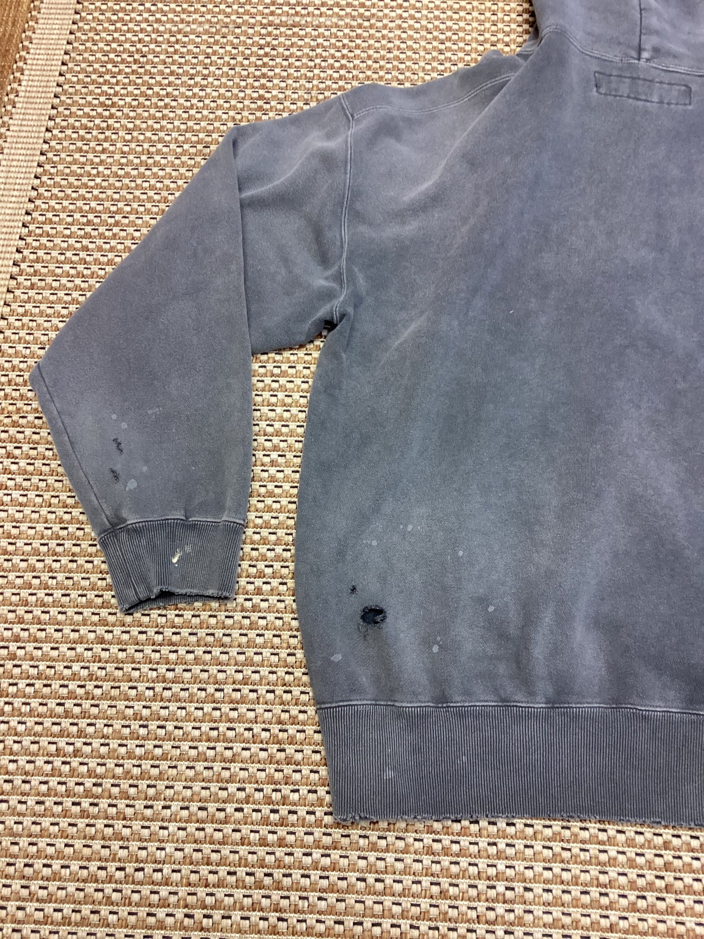 Neighborhood Grey 'Distressed Hoodie' Size M