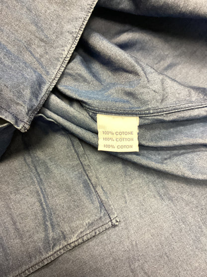 Franck Namani Blue Cotton Shirt Size S