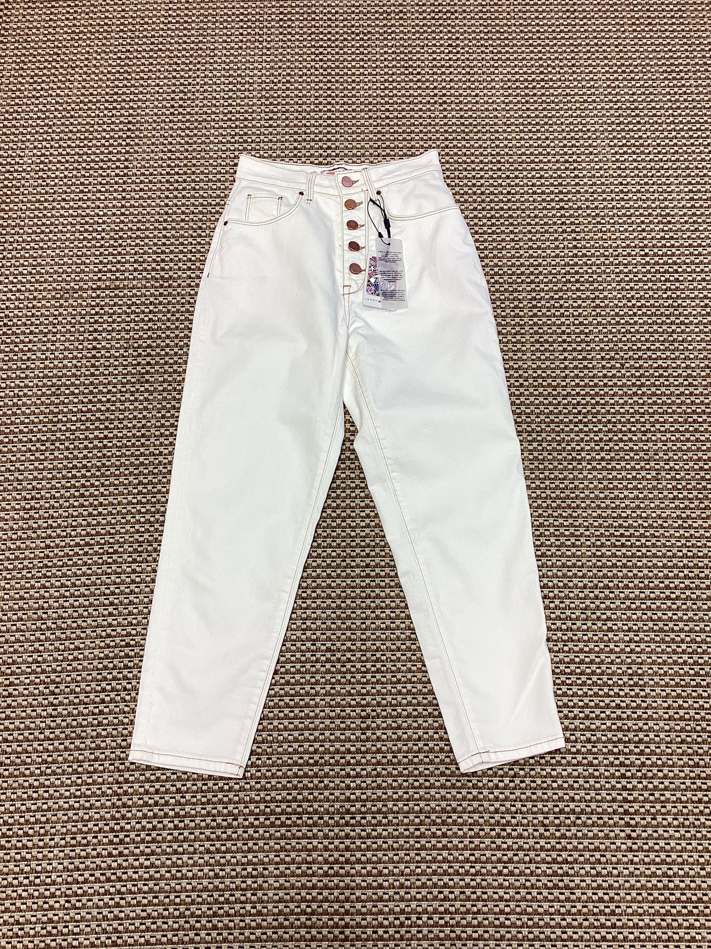 BNWT Zendaya X Tommy Hilfiger Cream Jeans Size XS