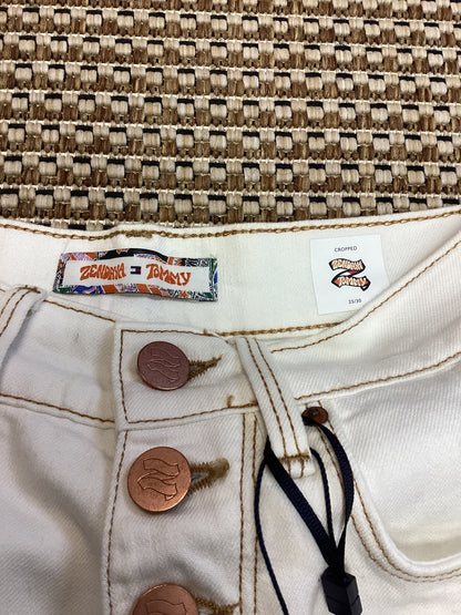 BNWT Zendaya X Tommy Hilfiger Cream Jeans Size XS