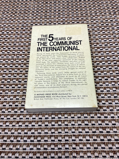 The First 5 Years of the Communist International: Volume 1 by Leon Trotsky (1972)